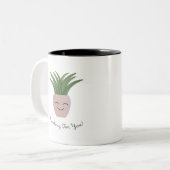 Funny Rooting für dich Fern Zweifarbige Tasse (Vorderseite Links)