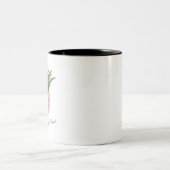 Funny Rooting für dich Fern Zweifarbige Tasse (Mittel)