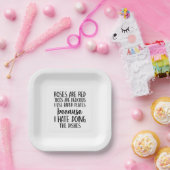 Funny Rose sind Red Tacos sind köstlich Pappteller (Party)