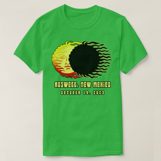 FUNNY ROSWELL NEW MEXICO SOLAR ECLIPSE 2023 T-Shirt (Design vorne)