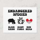 Funny Rothead Postkarte (Vorderseite)