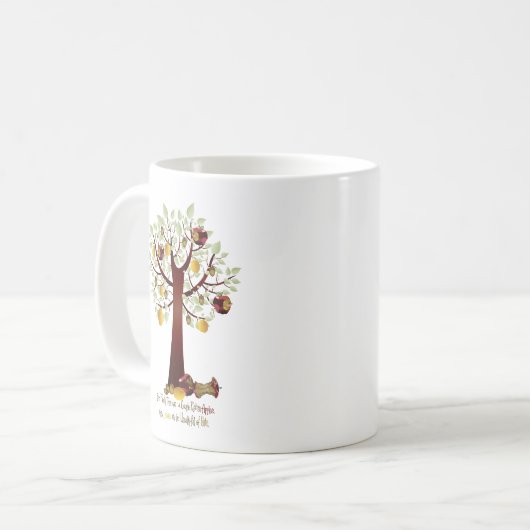 Funny Rotten Apfelbaum Kaffeetasse (Vorderseite Links)