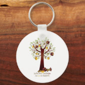 Funny Rotten Apfelbaum Schlüsselanhänger (Vorderseite)