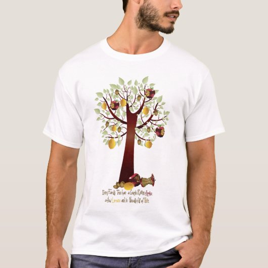 Funny Rotten Apfelbaum T-Shirt (Vorderseite)