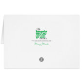 Funny "Rotterdam" Autokorrekte Weihnachtskarte (Rückseite Horizontal)