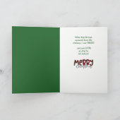 Funny Rottweiler Dog Bereit für Weihnachten (Innenseite)