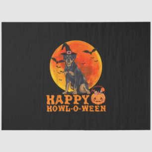 Funny Rottweiler Happy Halloween Hund Cool Liebhab Seidenpapier