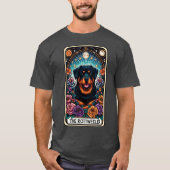 Funny Rottweiler Tarot Card T-Shirt (Vorderseite)