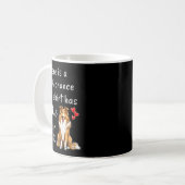 Funny Rough Collies 98% Chance Shirt Has Hair Roug Kaffeetasse (Vorderseite Links)