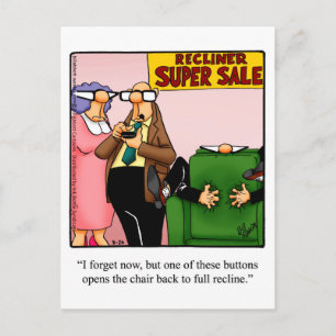 Funny "Rough Day"? Postkarte "Spectickles"