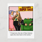 Funny "Rough Day"? Postkarte "Spectickles" (Vorderseite)