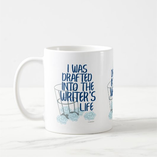 Funny Rough Draft Slogan Kaffeetasse (Links)