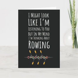 Funny Rower Cards Crew Sport Frauenboot Karte