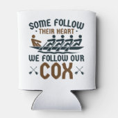 Funny Rowing Crew Team Coxswain Wir folgen unserem Dosenkühler (Rückseite)