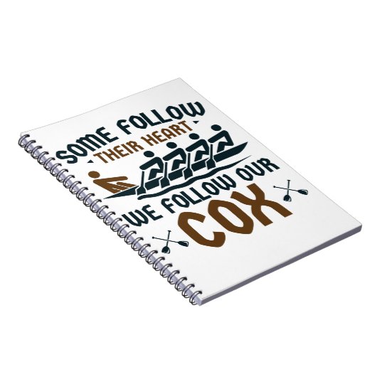 Funny Rowing Crew Team Coxswain Wir folgen unserem Notizblock (Rechte Seite)