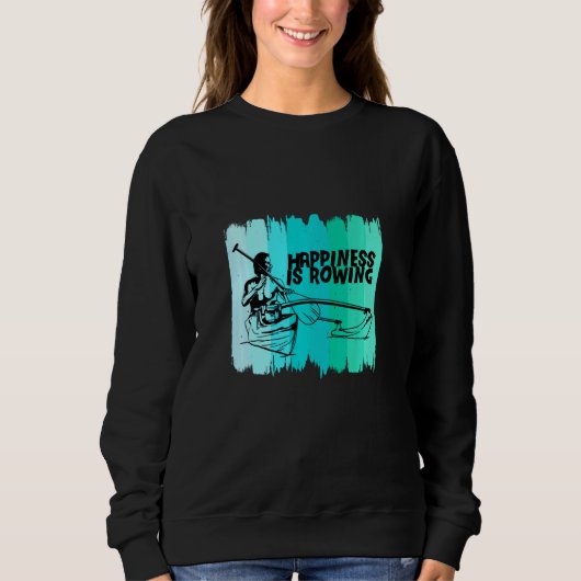 Funny Rowing Graphic Sweatshirt (Vorderseite)