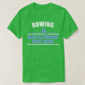 Funny Rowing Retirement T-Shirt (Design vorne)