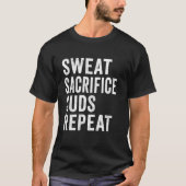Funny Rowing Shirt Work Hard Uni Rower Craft B (Vorderseite)