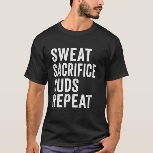 Funny Rowing Shirt Work Hard Uni Rower Craft B (Vorderseite)