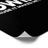 Funny Rowing Zitat Geschenk für Vater-Liebe-Rowing Poster (Ecke)