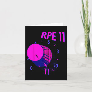 Funny Rpe 11 Weightlift Bodybuilding Fitness Gy Karte