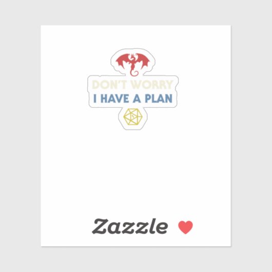 Funny Rpg Dunges Board Game D20 Dice Fumble Retr Aufkleber (Blatt)