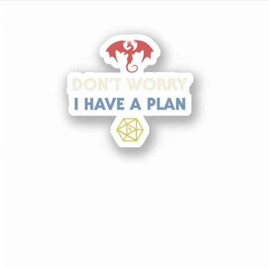 Funny Rpg Dunges Board Game D20 Dice Fumble Retr Aufkleber (Vorderseite)