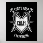 Funny Rpg Gamer Ich kann nicht Behalten Ruhe ich b Poster (Vorne)