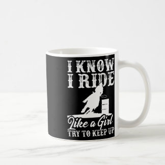 Funny Rrel Racing Geschenk für Frauen Pferderennen Kaffeetasse
