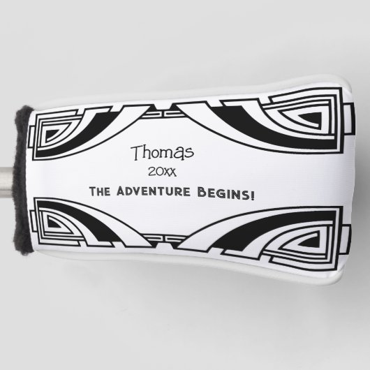 Funny Rtirement Jog No more Work Celebration Golf Headcover (Vorderseite)