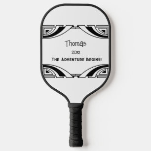 Funny Rtirement Jog No more Work Celebration Pickleball Schläger
