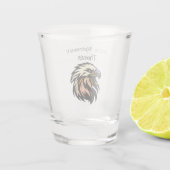 Funny Rtirement Jog No more Work Celebration Schnapsglas (Rückseite)