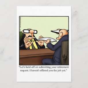 Funny Rtirement Party Einladung