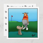 Funny Rtirement-Party Einladungen (Vorne/Hinten)