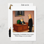 Funny Rtirement-Party Einladungen (Vorne/Hinten)