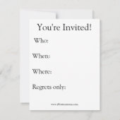 Funny Rtirement-Party Einladungen (Rückseite)