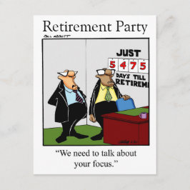 Funny Rtirement-Party Einladungen