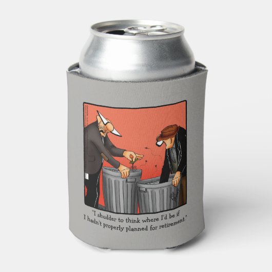 Funny Rtirement Spaß kann kühler Dosenkühler (Kanne Vorderseite)