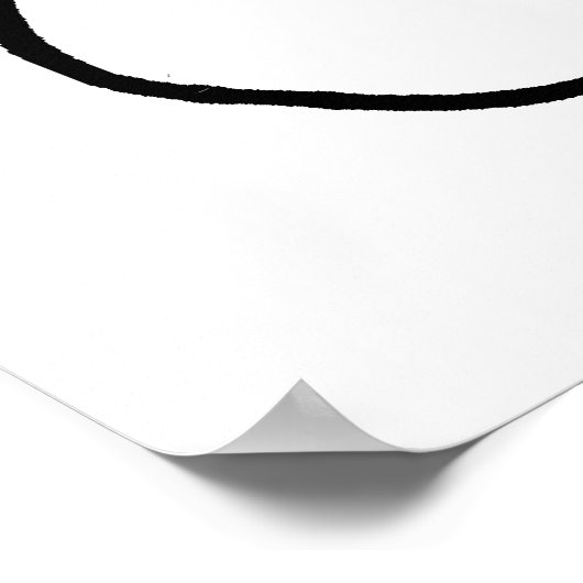 Funny Rubber Chicken Riding Bicycle Poster (Ecke)