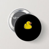 Funny Rubber Duck Debugger Programmierer Verschenk Button (Vorne & Hinten)