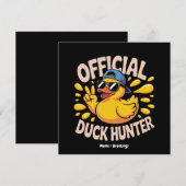 Funny Rubber Duck Junting Cruise Squad Laughs Einladung (Vorne/Hinten)