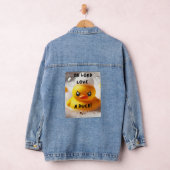 Funny Rubber Duck Lord Liebe A Duck Quote Jeansjacke (Hangar)