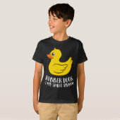 Funny Rubber Duck Spirit Animal Funny Duck T-Shirt (Vorne ganz)