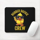 Funny Rubber Duckie Crew Rubber Duck Mousepad (Mit Mouse)