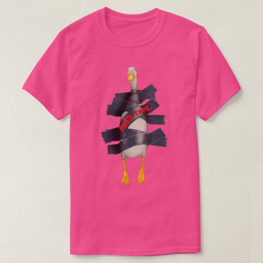 Funny Rubber Ducks Duck Lover Duck Tape T-Shirt (Design vorne)