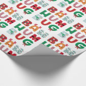 Funny Rubbish Bah Humbug Geschenkpapier (Ecke)