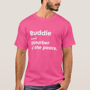 Funny Ruddie 'Disturber of the Peace' Custom Perso T-Shirt