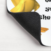 Funny Rude Duck Mousepad (Ecke)
