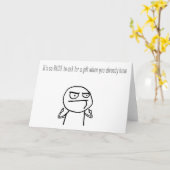 Funny Rude Liebe & Anniversary & Birthday Card Karte (Gelbe Blume)