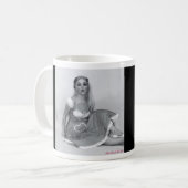 Funny Rude Novelty Vintag Pinup Girl Babe Tasse (Vorderseite Links)